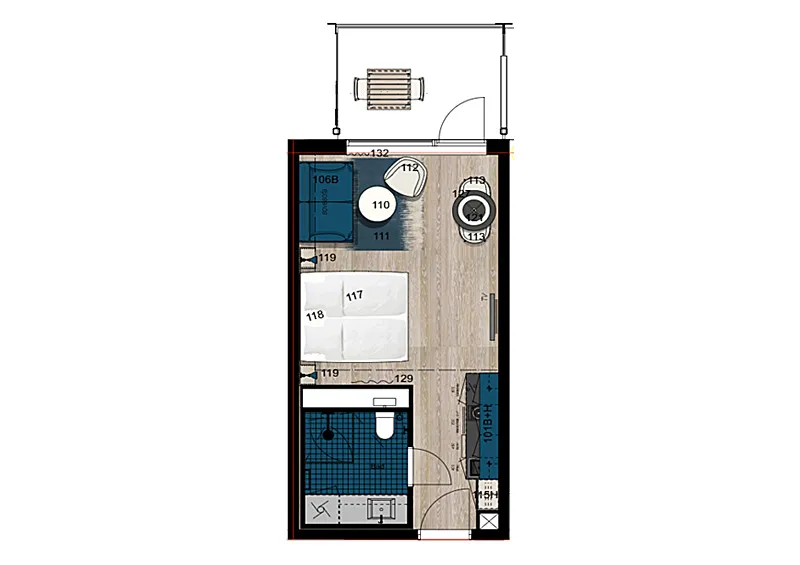 Plantegning – Hotel Standard