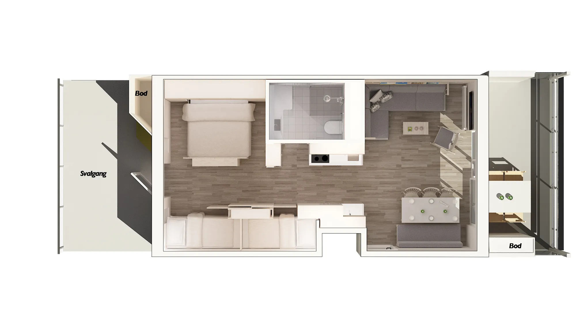 Plantegning – Suite Deluxe