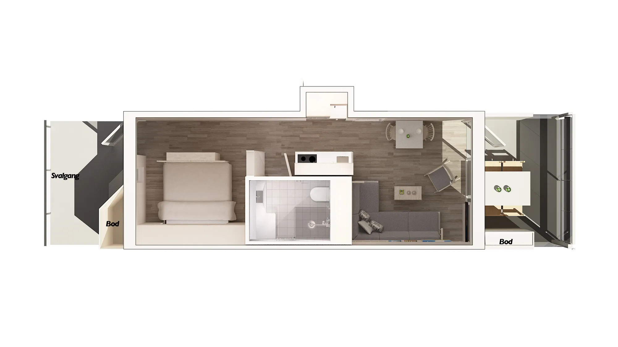 Plantegning – Suite Standard