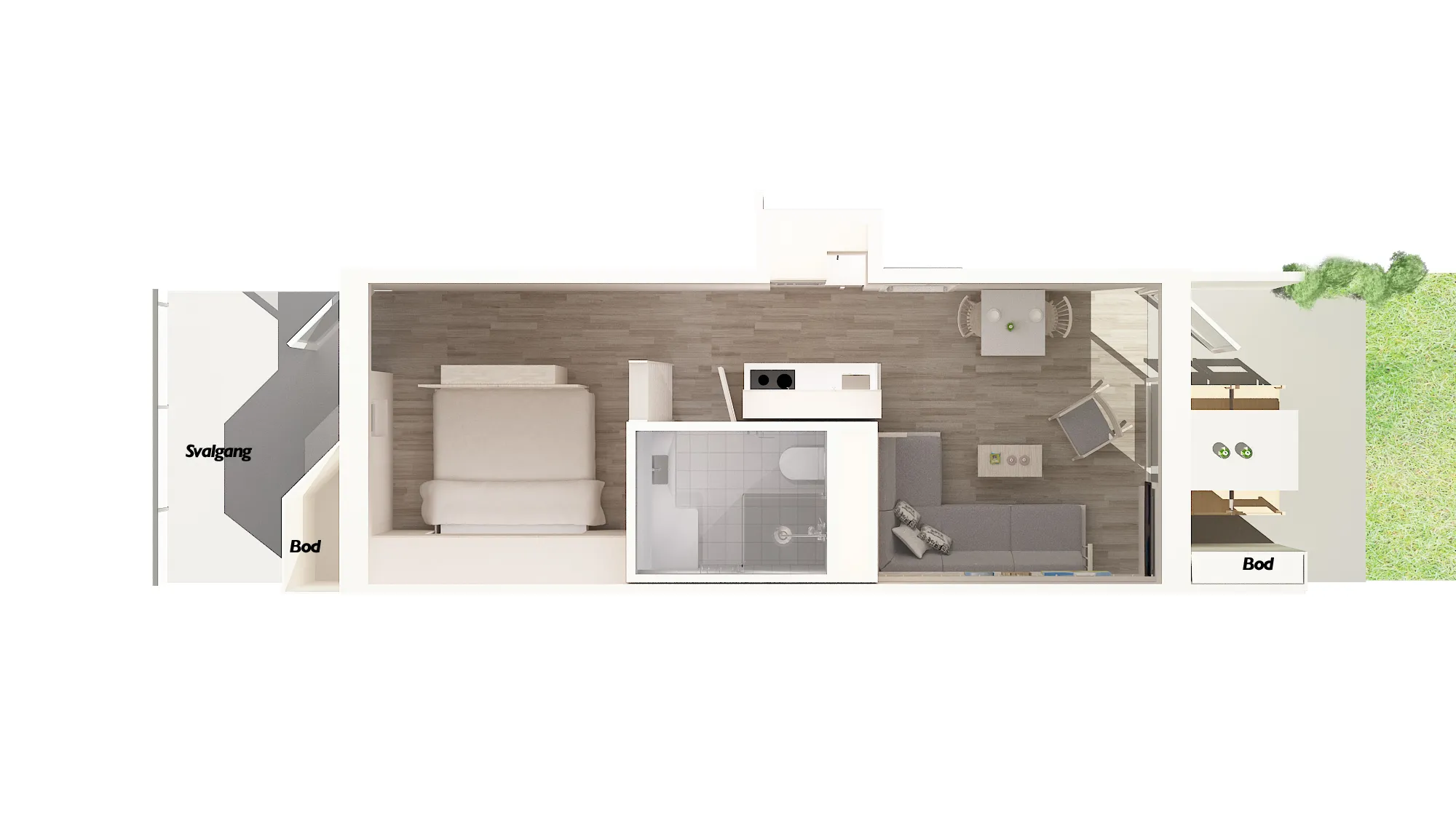Plantegning – Suite Superior
